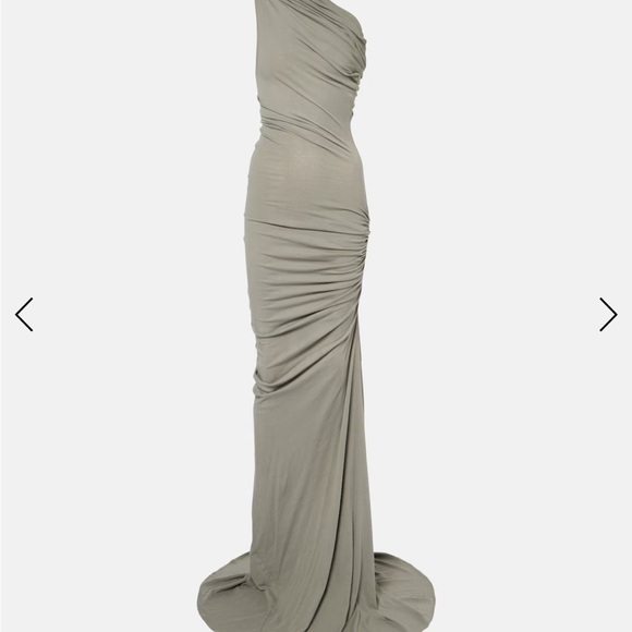 Entire Studios-Elegant One Shoulder grey Dress - Picture 1 of 5